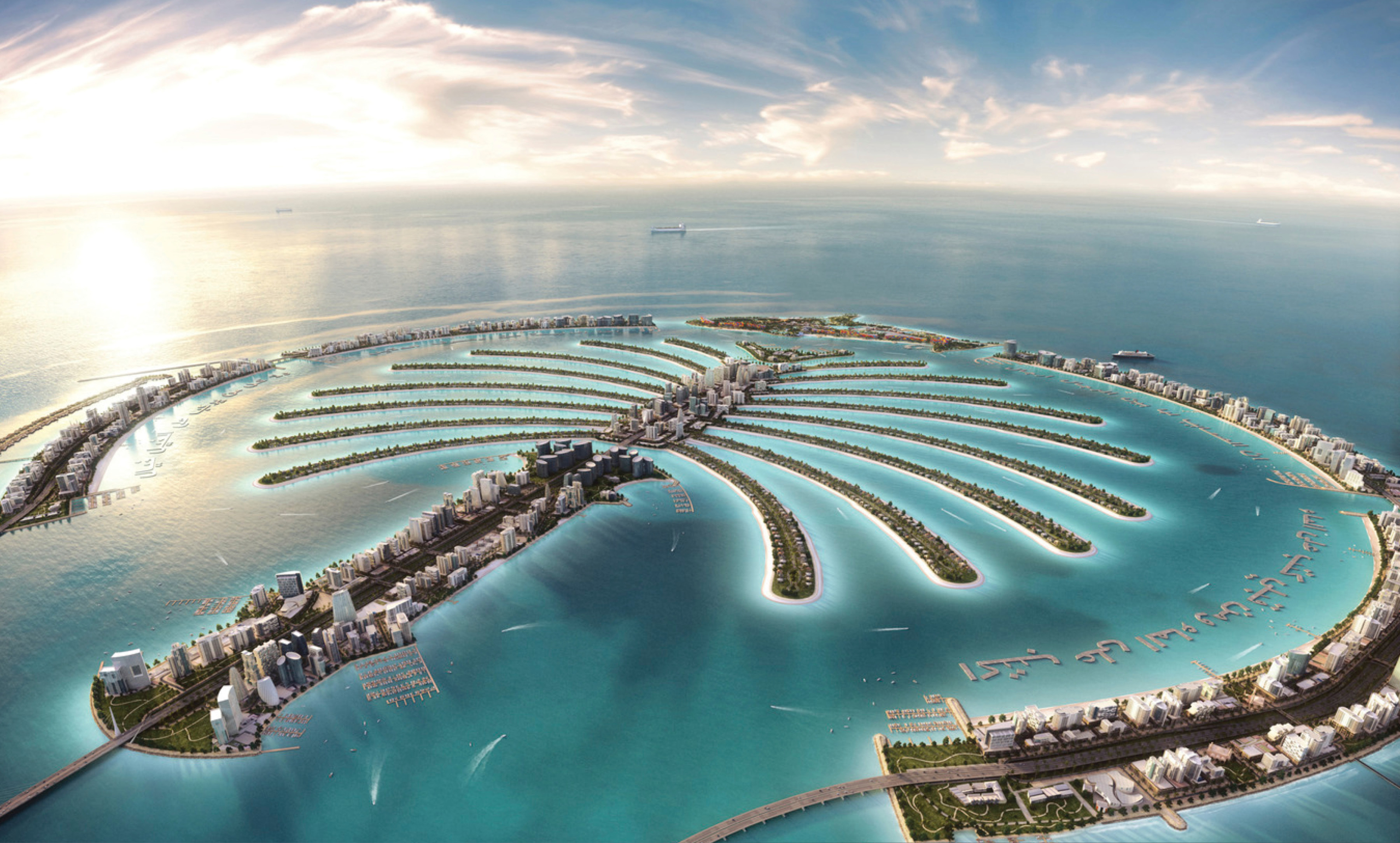 Dubai'de Palm Jebel Ali Teslimat Sürecinde
