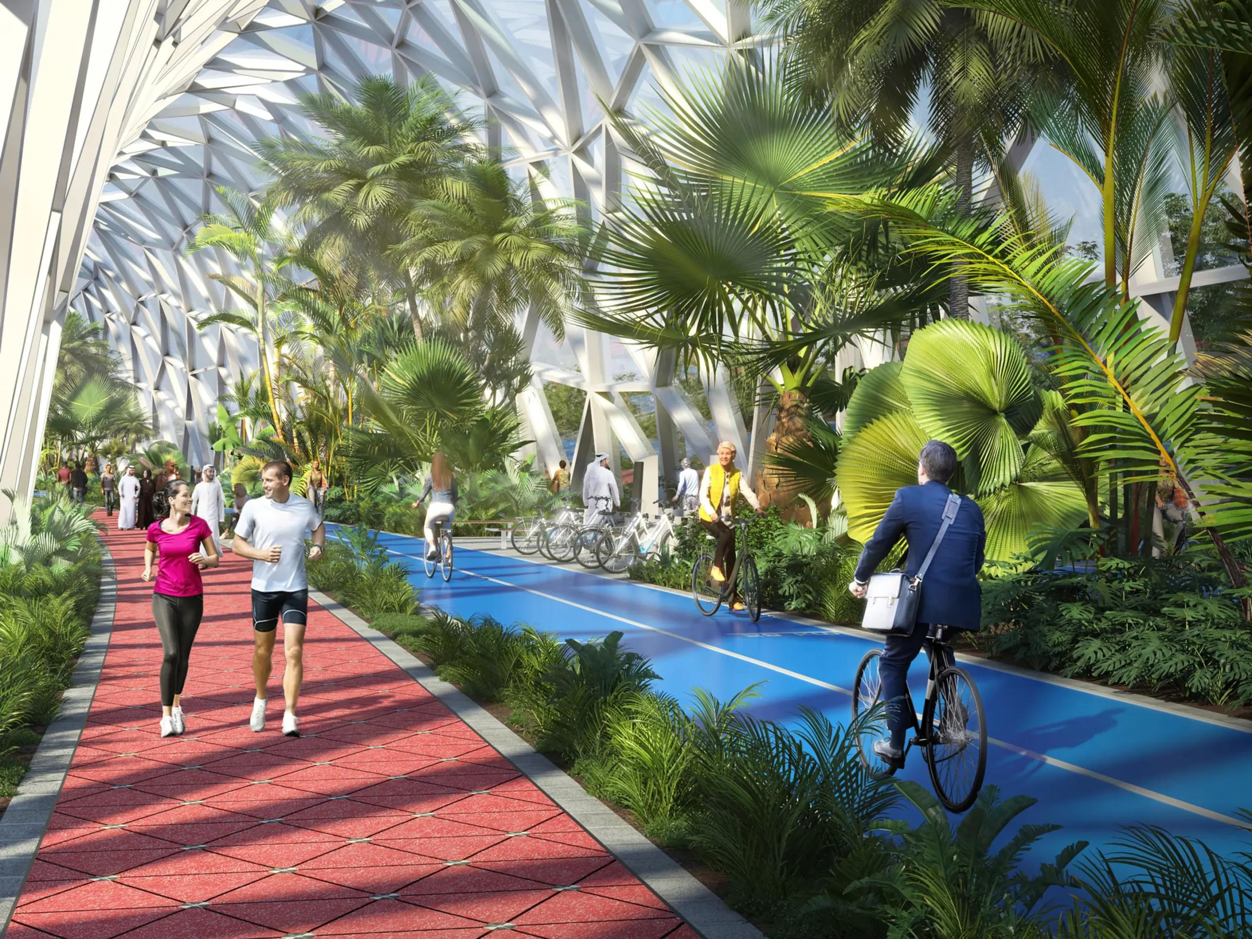 Dubai Çölün Ortasında 93 Kilometrelik Klimalı Bir Yaşam Koridoru Kuruyor: The Loop Projesi 4 image 93