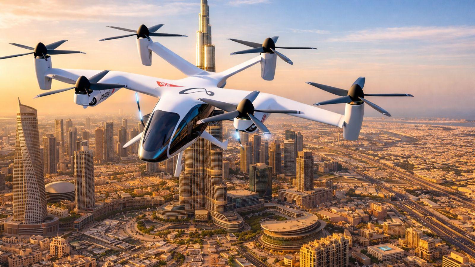 Dubai’de Uçan Taksi Dönemi Başlıyor